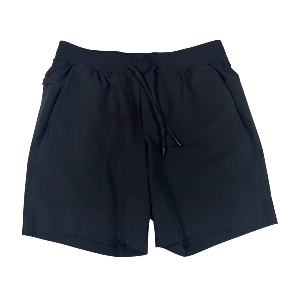 Lululemon License to Train Short 7" Liner less Shorts Black Mens Size M LM7BJ0S